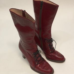 Cesare Piccini Women’s Leather Mid Calf Boots